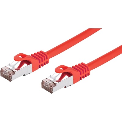 C-TECH CB-PP6F-1R patch, Cat6, FTP, 1m, červený