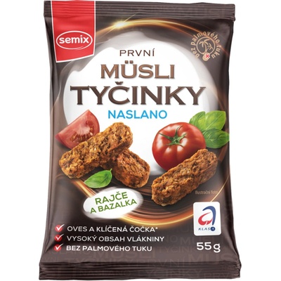 Semix Müsli tyčinky naslano rajče a bazalka 55 g