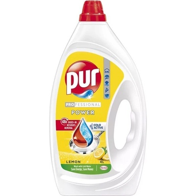 Pur Power pripravok na umývanie riadu Lemon 4 l