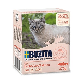 Bozita cat chunks in sauce with salmon 370 g