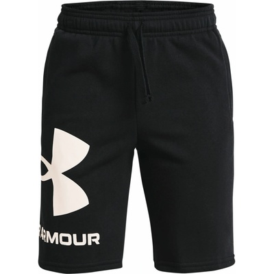 Under Armour Rival fleece LOGO SH ORTS čierna biela