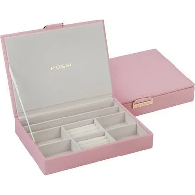 Roura Decoracion Правоъгълна кутия за бижута в розов цвят wa07403
