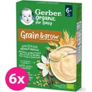 Gerber Organic bezmliečna s príchuťou vanilky 6 x 200 g​