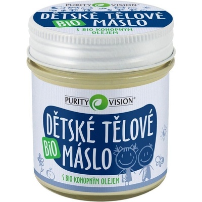 Purity Vision Bio Dětské tělové máslo s bio konopným olejem 120 ml – Zbozi.Blesk.cz