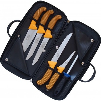 Profi Line Kabela s řeznickými noži žlutá KDS