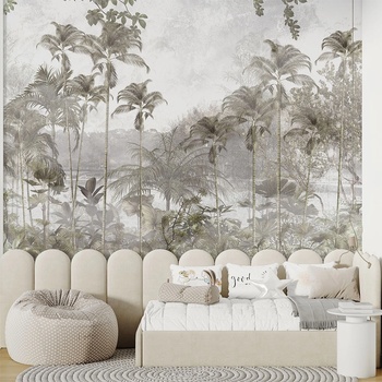 Image 1 of Art Gift Decor Фототапет - Foggy jungle