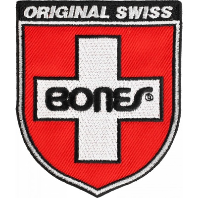 BONES SWISS SHIELD PATCH 9 x 7.5 cm