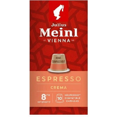 Julius Meinl Компостируеми кафе капсули Julius Meinl INSPRESSO Espresso Crema за Nespresso 10 бр