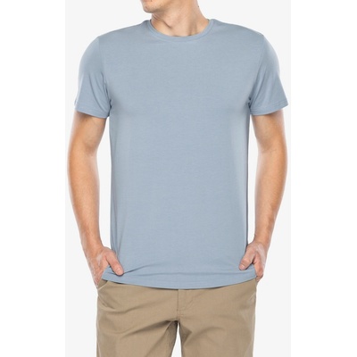 Dovre O-neck Bamboo Viscose T-shirt light blue
