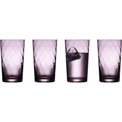 Vienna Vysoké sklenice Leopold 4 kusy fialové 31723 400 ml