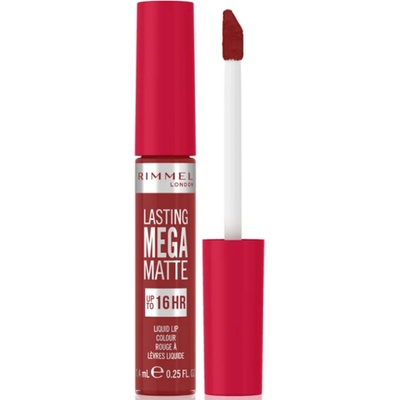 Rimmel London Lasting Mega Matte Liquid Lip Colour dlouhotrvající matná tekutá rtěnka Fire Starter 7,4 ml