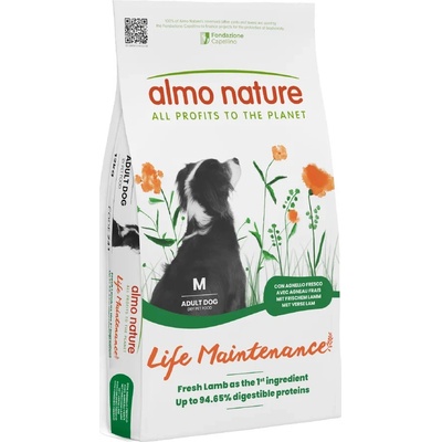 Almo Nature Holistic Maintenance M Jahňa a ryža 12 kg