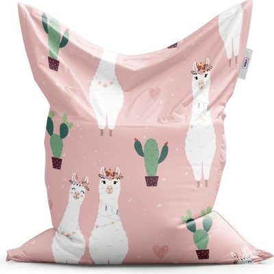 Sablio Sedací vak Lama a kaktusy – Zboží Dáma