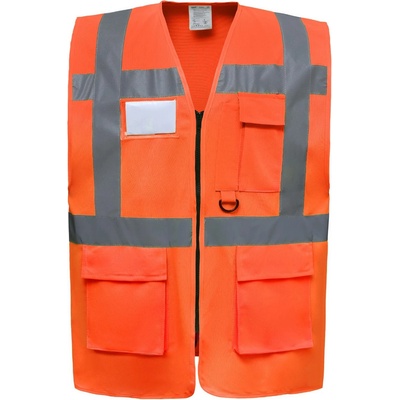 Yoko reflexní vesta EXEC HVW801 Fluorescenční oranžová