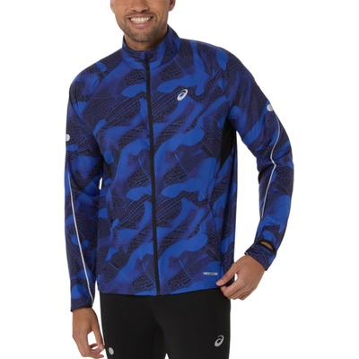 Asics Road Lite-Show Packable Jacket M 2011D358001 performance black/dark cobalt