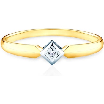 Image 1 of SAVICKI Годежен пръстен savicki: двуцветно злато, диамант