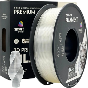 Smart Print FG-S51-E1, 3D филамент, PLA+, Transparent, 1kg, 1, 75mm (FG-S51-E1)