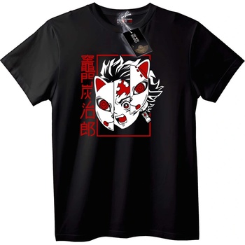 NOONEBRAND Тениска Tanjiro аниме - 2XL, White