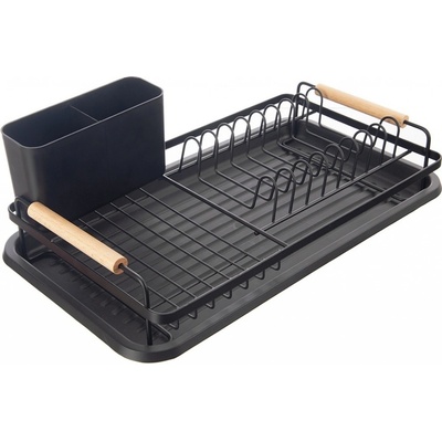 Orion Drátěný odkapávač s tácem Radka, 43 x 28,5 x 13 cm – Zboží Mobilmania