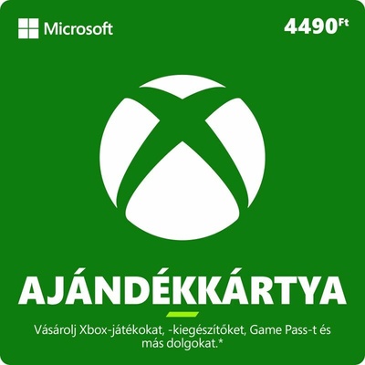 Microsoft Xbox Live dárková karta 4490 HUF