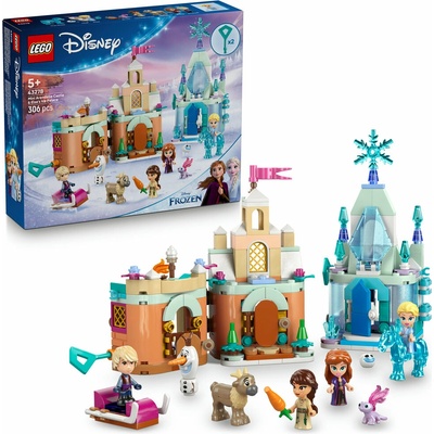 LEGO® Disney 43278 Miniatúrny hrad Arendelle a Elsa a jej ľadový palác