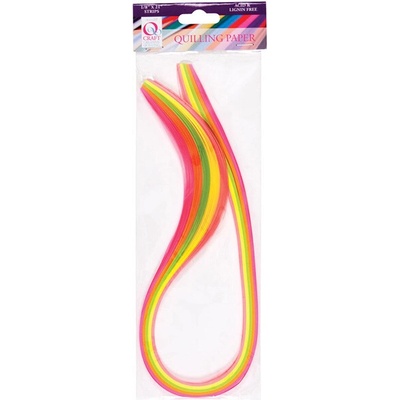 WEST DESIGN PRODUCTS LIMITED Sada proužků na Quilling neonové 0,3cm (100ks)