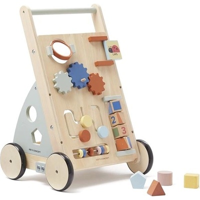 Kid's Concept Dřevěné chodítko s aktivitami Edvin