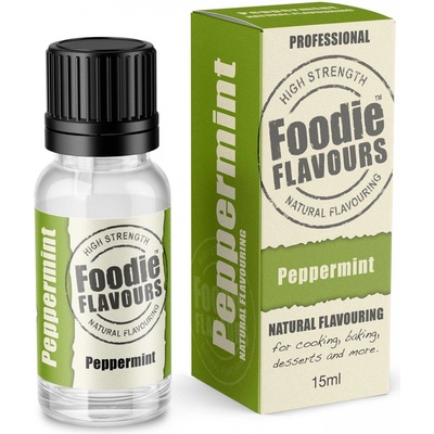 Foodie Flavours Přírodní koncentrované aroma 15 ml máta – Zbozi.Blesk.cz