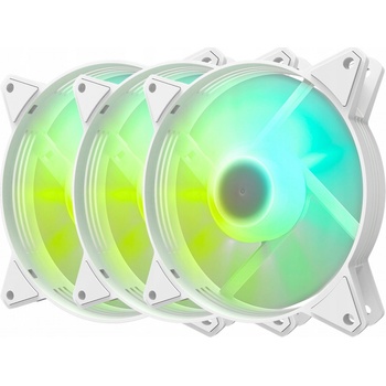 Darkflash C6 ARGB Computer Fan Set 3in1 white