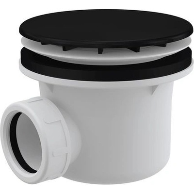 Alcadrain Sifón pre sprchové vaničky s odtokovým otvorom 90 mm, čierny A49BLACK