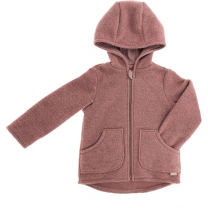 maximo Детско вълнено яке maximo Kid's Jersey Fleece Jacke m. Kapuze Casual jacket - Heather Rose Melange - размер 122/128 (EU) (703-7989-0214)