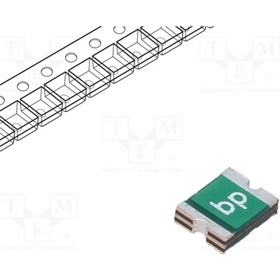 BEL FUSE 0ZCH0075AF2E Pojistka: polymerová PTC; 750mA; Imax: 100A; SMD; 0ZCH; 1210