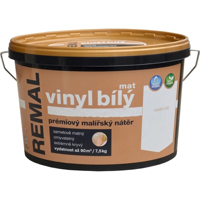 REMAL Vinyl mat 7,5 kg biely