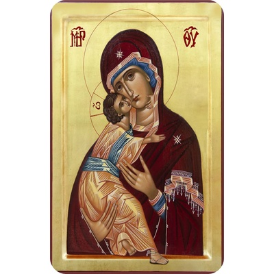 Macoins gold Златен медальон Света Богородица Елеуса - Гигински манастир