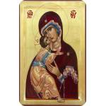 Macoins gold Златен медальон Света Богородица Елеуса - Гигински манастир