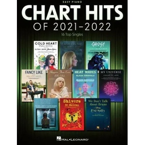 Chart Hits of 2021-2022: Easy Piano Songbook with Lyrics (ISBN: 9781705161005)