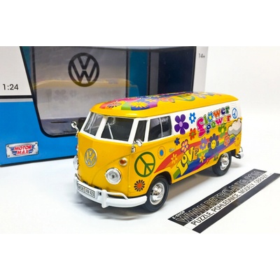 MOTORMAX Volkswagen T1 Kasten Flower power 1:24