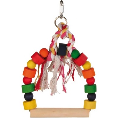 TRIXIE Arch Swing - люлка с декорации за малки и средни папагали 20 / 29 см