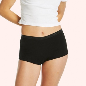 Love Luna Менструални бикини за дівчета Love Luna Shortie Brief Black Hearts Love Luna | Cheren | Момичешки | 146