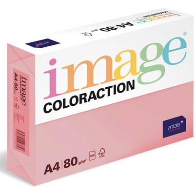 Image Coloraction Papír barevný A4/500/80g Coral starorůžová 07 bal