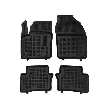 Гумени стелки за Toyota C-HR (2023+) Hybrid без пожарогасител под пасажерската седалка - тип леген