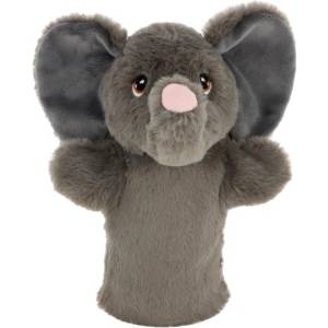 Keel Toys SE3076-6 Keeleco Слон - еко плюшена кукла за ръка 27 см (21-SE3076-6)