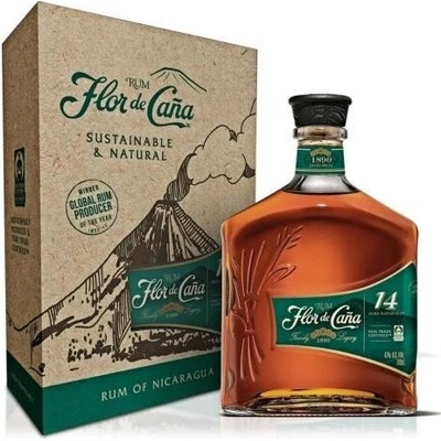 Flor de Caña 14y 43% 0,7 l (kartón)