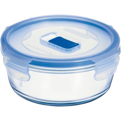 Luminarc Nádoba Pure box sklenená kulatá s vekom 165 mm 0,92 l Arcoroc