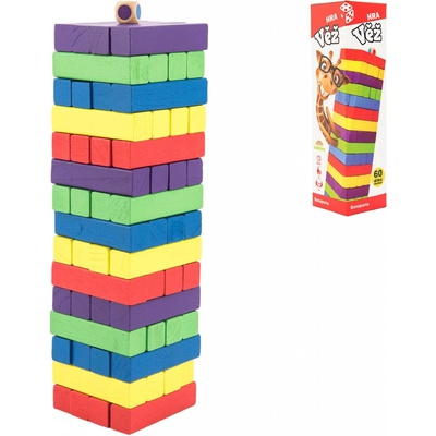 Bonaparte Jenga věž dřevěná 60ks