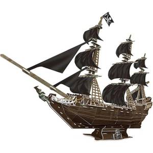 RAYA TOYS 3D пъзел Raya Toys - Кораб Черната Перла, 157 части (502124257) - ozone