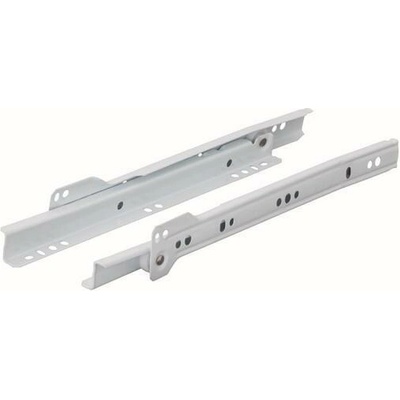 Walteco Rolničkový výsuv 250 mm biely nosnosť 20 kg 1 pár 90499