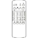 GENERAL TOSHIBA CT-9673, CT-9678, CT-9684, CT-9689, CT-9736 - съвместимо дистанционно управление на марката General (CT-9673, CT-9678, CT-9684, CT-9689, CT-9736) Дистанционно