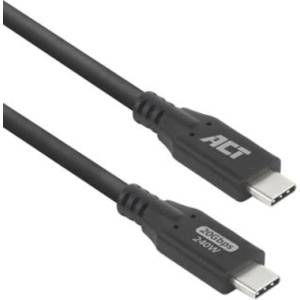 ACT Кабел USB-C - USB-C, 0.5 м / USB4, 20Gbps, 240W (EWENT-ACT-CAB-AC7420) - megamag