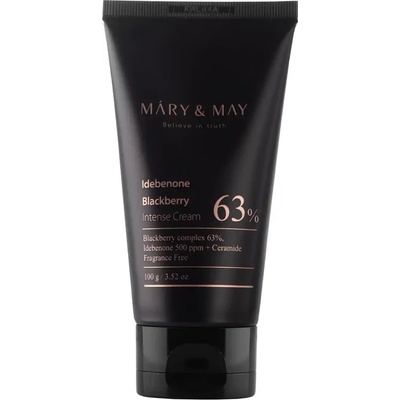 Mary & May Idebenone Blackberry Intense Cream (TUBE) - Крем против бръчки с идебенон (TUBE) 100г